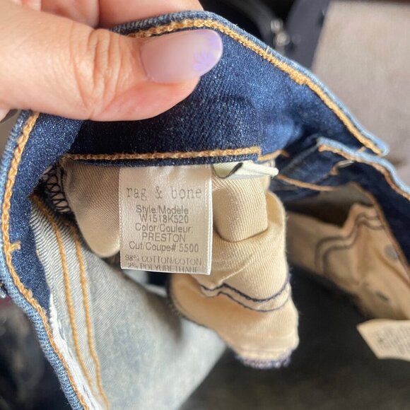 Rag & Bone Size 26 Skinny 98% Cotton Skinny Jean - Picture 7 of 7